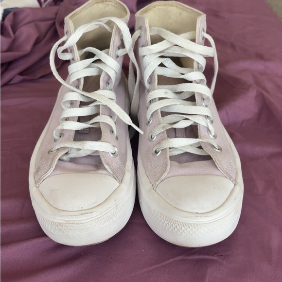 Women's Pastel Purple All Star Converse Sneakers - Picture 3 of 3